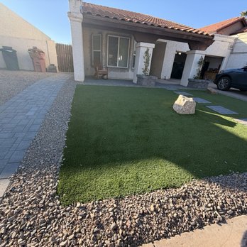 Arizona Turf Professionals - Front yard - Artificial Turf Near Me Arizona Turf Professionals - Front yard - Artificial Turf Near Me