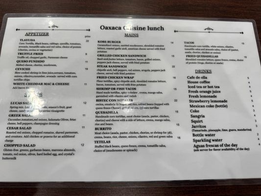 Menu photo 5 Oaxaca cuisine Fairfield, CA