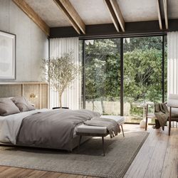 Life House Design and Construction - 3D rendering bedroom design