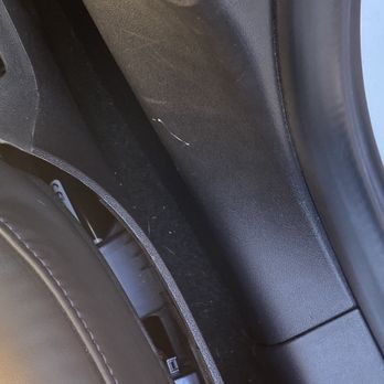 Tesla - They didn't even mount the seat on properly. You can see all the wires underneath... safety concern, nope. They don't care - Auto Repair Near Me - Torrance, California Tesla - They didn't even mount the seat on properly. You can see all the wires underneath... safety concern, nope. They don't care - Auto Repair Near Me - Torrance, California