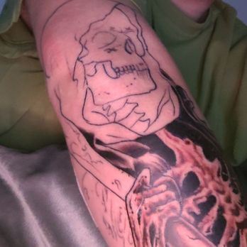 JM Studios Tattoos - Unfinished tattoo after 8 hours - Tattoo Near Me - Zionsville, Indiana JM Studios Tattoos - Unfinished tattoo after 8 hours - Tattoo Near Me - Zionsville, Indiana