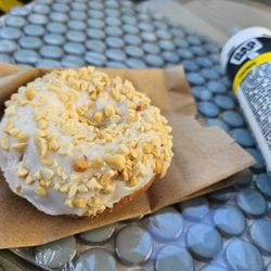 Lucky Donuts - White peanut donut