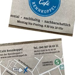 Café Rennkoppel - Their visiting card