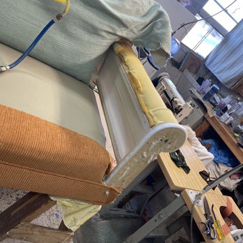 Jorge Meraz-Baca Upholstery - Progress of the build old and new fabric - Furniture Reupholstery Near Me - San Francisco, California Jorge Meraz-Baca Upholstery - Progress of the build old and new fabric - Furniture Reupholstery Near Me - San Francisco, California