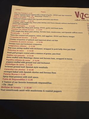 Menu photo 7 Vizcaya SoHo Tampa, FL Menu photo 7 Vizcaya SoHo Tampa, FL
