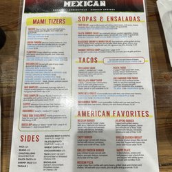 Mami's Mexican - Menu