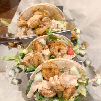 Frog Level Brewing - Shrimp tacos - Beer Gardens Near Me - Waynesville, North Carolina
