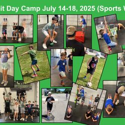 Forest City CrossFit - photo collage of day camp activities