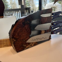 New West KnifeWorks & MTN Man Toy Shop - Custom knife block