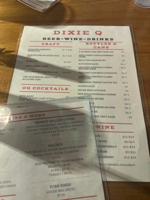 Menu photo 4 Dixie Q Atlanta, GA
