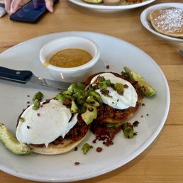 7/5/25 Chorizo Benedict.