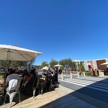 The Hangar - Outdoor seating in front of The Hangar - Food Court Near Me - Long Beach, California The Hangar - Outdoor seating in front of The Hangar - Food Court Near Me - Long Beach, California