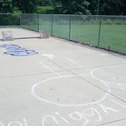 Fortville Memorial Park - Racist imagery found at this park. Truly shows the true intention and nature of local residents. Blacks beware