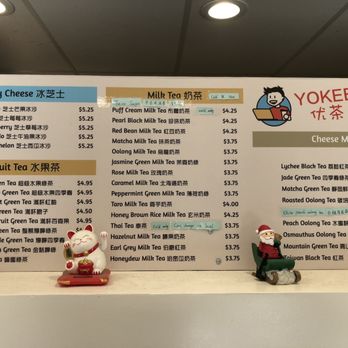 Yokee Milk Tea - Menu May 9th 2021 - Bubble Tea Near Me - Oakland, California Yokee Milk Tea - Menu May 9th 2021 - Bubble Tea Near Me - Oakland, California