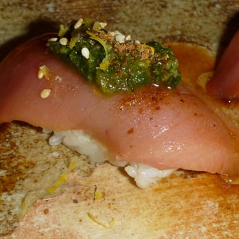 O Ya - toro with republic of georgia herbs - Japanese Near Me - Boston, Massachusetts O Ya - toro with republic of georgia herbs - Japanese Near Me - Boston, Massachusetts