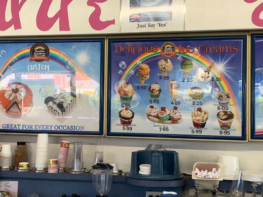 Double Rainbow Ice Cream by null