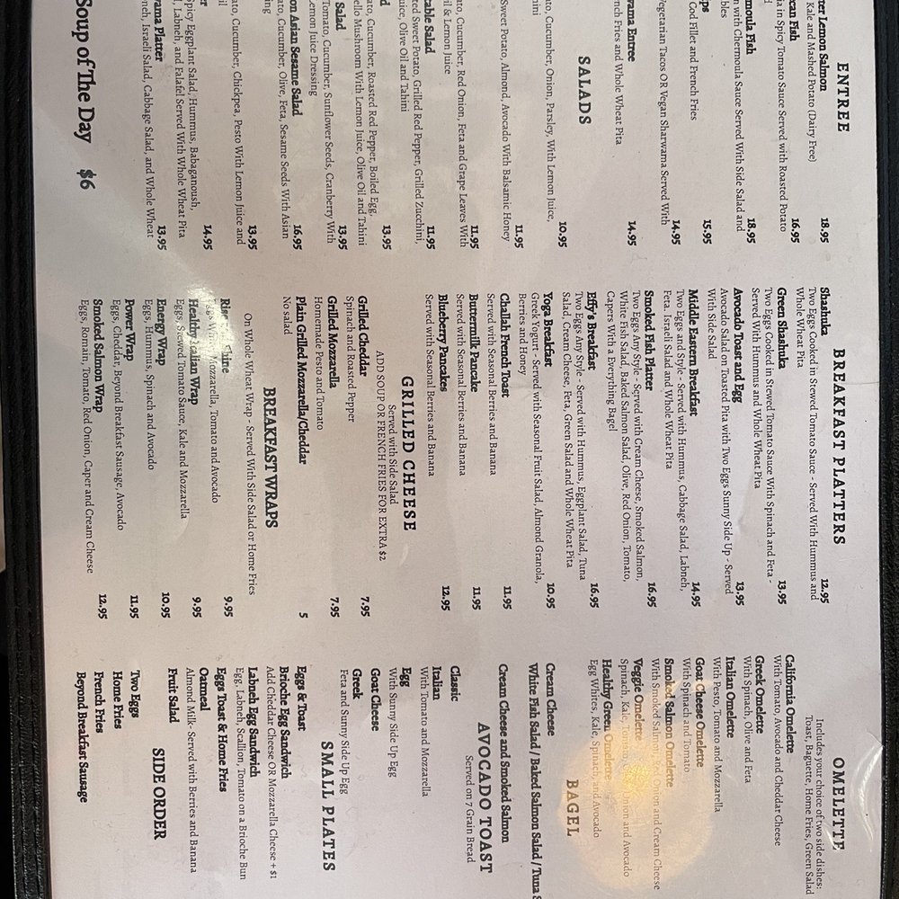 Effy's Cafe - Menu - Cafes Near Me - New York, New York Effy's Cafe - Menu - Cafes Near Me - New York, New York