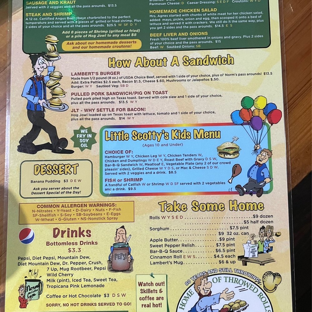 Lamberts Cafe - Menu B - American Near Me - Sikeston, Missouri Lamberts Cafe - Menu B - American Near Me - Sikeston, Missouri