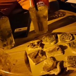 Terza Terra - Aperitivi cocktail. Drinks, cheese, honey, bread/pesto/anchovies. And a great view!