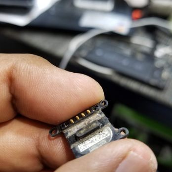 The Phone Guy - iPhone ear speaker dirt cleaning, if you can hear the conversation this is the reason - Mobile Phone Repair Near Me - Fallbrook, California