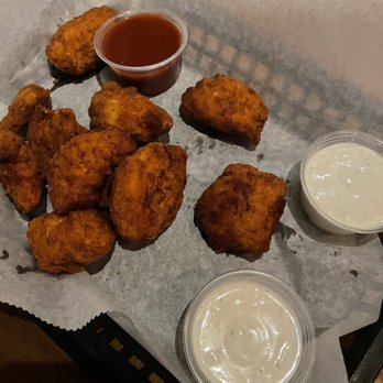 The Post - Chicken bites--pretty sure they are frozen chicken nuggets BUT super crunchy & breading is not too thick. - Pizza Near Me - Louisville, Kentucky
