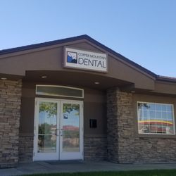 Copper Mountain Dental - Outside the Front Door of Copper Mountain Dental in Herriman Utah. Office is close to Riverton and High Country with great natural lighting.