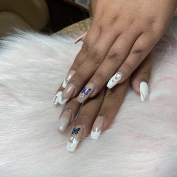 Gem Nail spa - Jenny did such a beautiful freestyle on both set. I 100% recommend this place! - Nail Salons Near Me - Riverside, California Gem Nail spa - Jenny did such a beautiful freestyle on both set. I 100% recommend this place! - Nail Salons Near Me - Riverside, California
