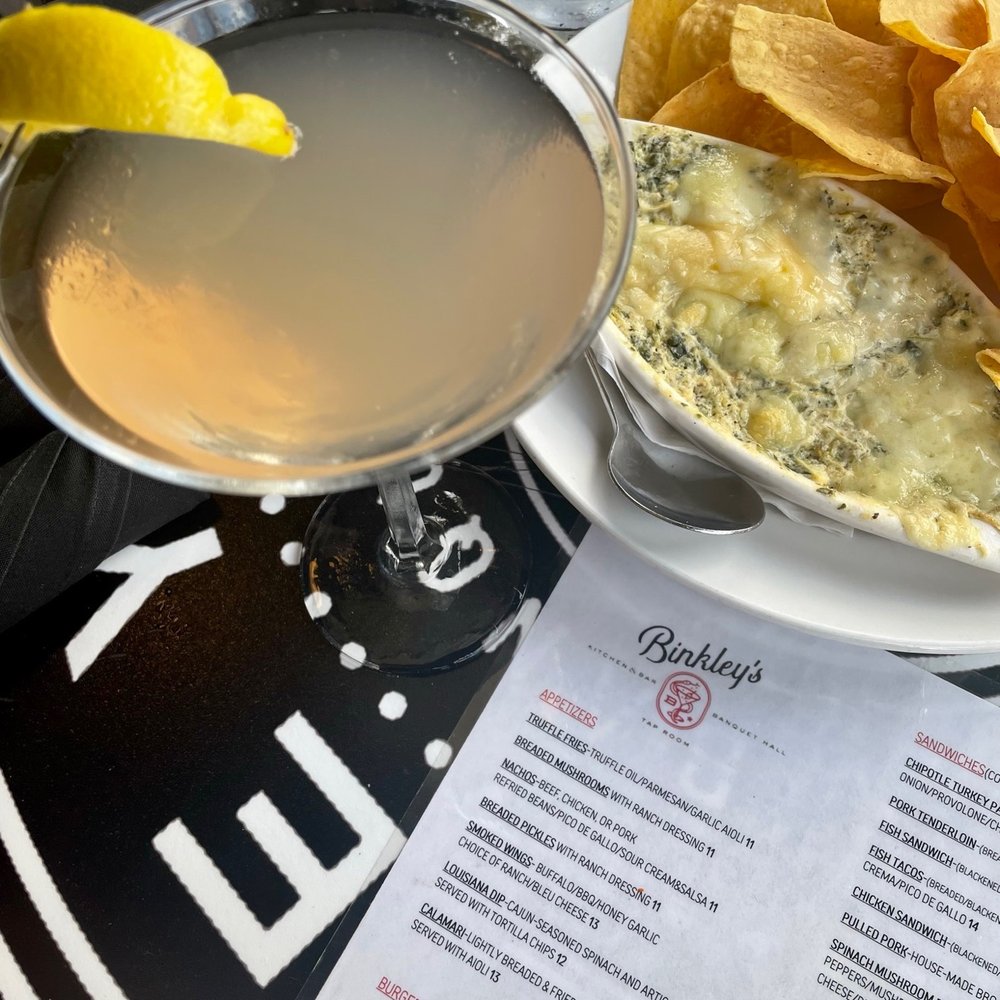 Binkleys Kitchen & Bar - Louisiana Spinach Artichoke Dip - American Near Me - Indianapolis, Indiana Binkleys Kitchen & Bar - Louisiana Spinach Artichoke Dip - American Near Me - Indianapolis, Indiana