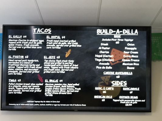 Menu photo 8 Comalli Taqueria West Reading, PA