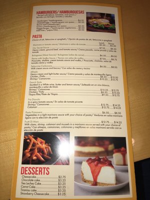 Menu photo 7 Garibaldi Mexican Restaurant Leominster, MA