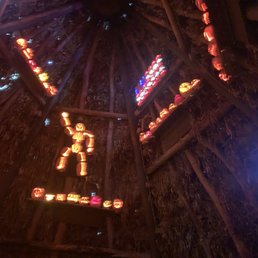 Inside the teepee Inside the teepee