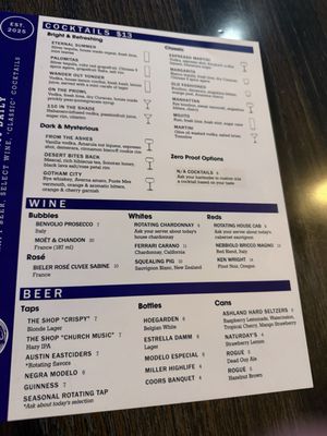 Menu photo 1 UnCork'd Kitchen & Bar Tucson, AZ Menu photo 1 UnCork'd Kitchen & Bar Tucson, AZ