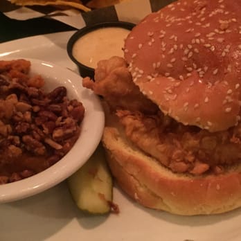 Roasters - Can't go wrong on the chicken finger burger and sweet potato soufflé! - Barbeque Near Me - Sandy Springs, Georgia