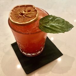 Bell Pepper Collins - one of the greatest things I've ever drank. So fresh, light, & not sweet.