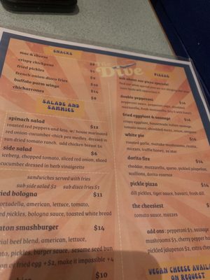 Menu photo 7 The Dive Baltimore, MD