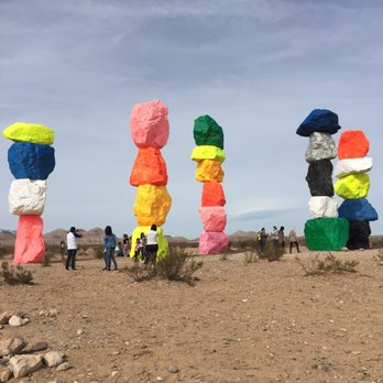 Seven Magic Mountains - Public Art Near Me - Las Vegas, Nevada