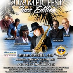 Earnest Walker Jr - Earnest Walker Jr at the Gulf Coast Summer Fest Jazz Edition