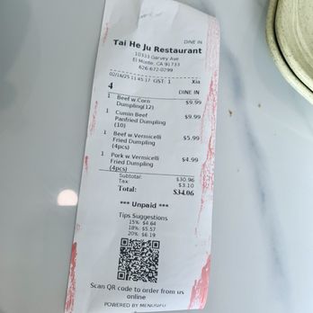 Tai He Ju - worth da $40 we paid 4 this simple meal - Chinese Near Me - El Monte, California Tai He Ju - worth da $40 we paid 4 this simple meal - Chinese Near Me - El Monte, California