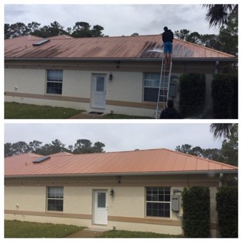 Soap and Sea Soft Washing - We do metal roofs too! - Pressure Washers Near Me - Ormond Beach, Florida