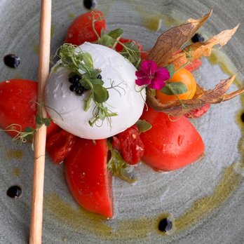 Lupo Verde - Appetizer of Buffalo mozzarella and tomatoes - Italian Near Me - Washington, DC, District of Columbia