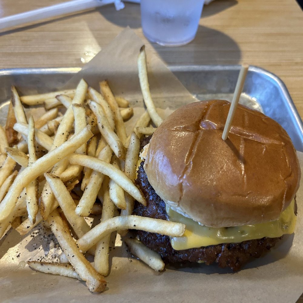 Buffalo Wild Wings - Cheeseburger and fries - American Near Me - Plano, Texas
