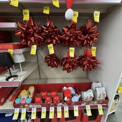 Walgreens - Large red bows