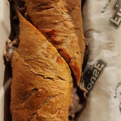 Firehouse Subs - Red sauce on my sandwich from the meat ball sandwich