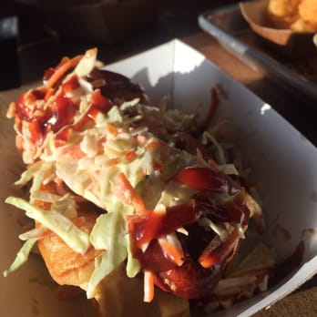 Dog Haus - Sandy - The Pig Lebowski with Haus slaw, fries, and BBQ sauce! - New American Near Me - Sandy, Utah Dog Haus - Sandy - The Pig Lebowski with Haus slaw, fries, and BBQ sauce! - New American Near Me - Sandy, Utah