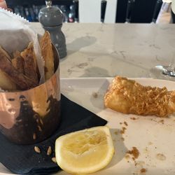 The Fulton - My eaten fish and chips...Yum!