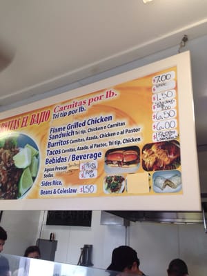 Menu photo 8 Carnitas El Bajio Modesto, CA