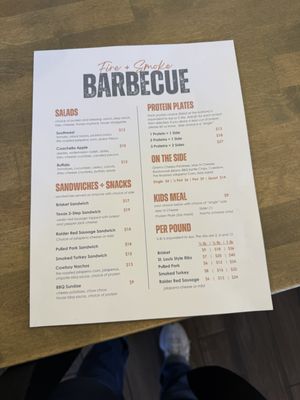 Menu photo 1 Fire + Smoke BBQ Cedar City, UT