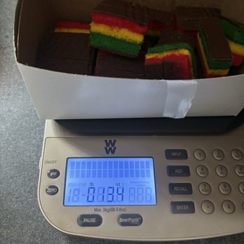 Sapienza Pastry - 13.4 oz for the cookies and box. Not 1lb. - Bakeries Near Me - Elmont, New York Sapienza Pastry - 13.4 oz for the cookies and box. Not 1lb. - Bakeries Near Me - Elmont, New York