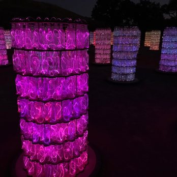 Sensorio - Light Towers (after sunset) - Art Galleries Near Me - Paso Robles, California Sensorio - Light Towers (after sunset) - Art Galleries Near Me - Paso Robles, California