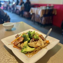 Dragons Restaurant - Combination Meat and Vegetable Chow Mein